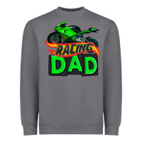 Storm racing dad with racing motorcycle Heavyweight Sweatshirt - AdoDesignShop