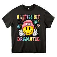 Asphalt a little bit dramatic Heavy Core Tee - MaliasSmallBusiness