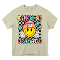 Mossy a little bit dramatic Heavy Core Tee - MaliasSmallBusiness