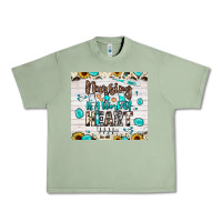 Oil Green nursing is a work of heart Urban Heavy Tee - JahusDesignShop