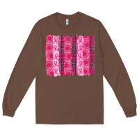 Chestnut breast cancer brushstroke Long Sleeve Tee - AdoDesignShop