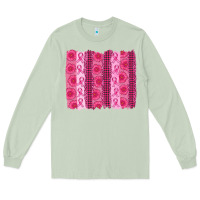 Matcha breast cancer brushstroke Long Sleeve Tee - AdoDesignShop