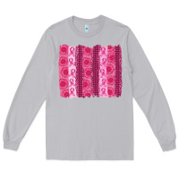 Moon Dust breast cancer brushstroke Long Sleeve Tee - AdoDesignShop
