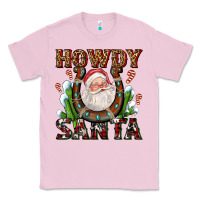 Bubblegum Pink howdy santa Classic Tee - AdoDesignShop