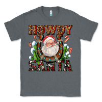 Charcoal Heather howdy santa Classic Tee - AdoDesignShop