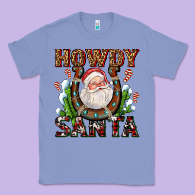 Howdy Santa Classic Tee Designed By Adodesignshop