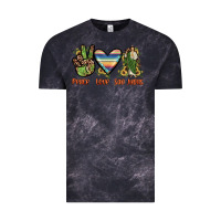 Cloud Black peace love san judas Vintage Tee - JahusDesignShop