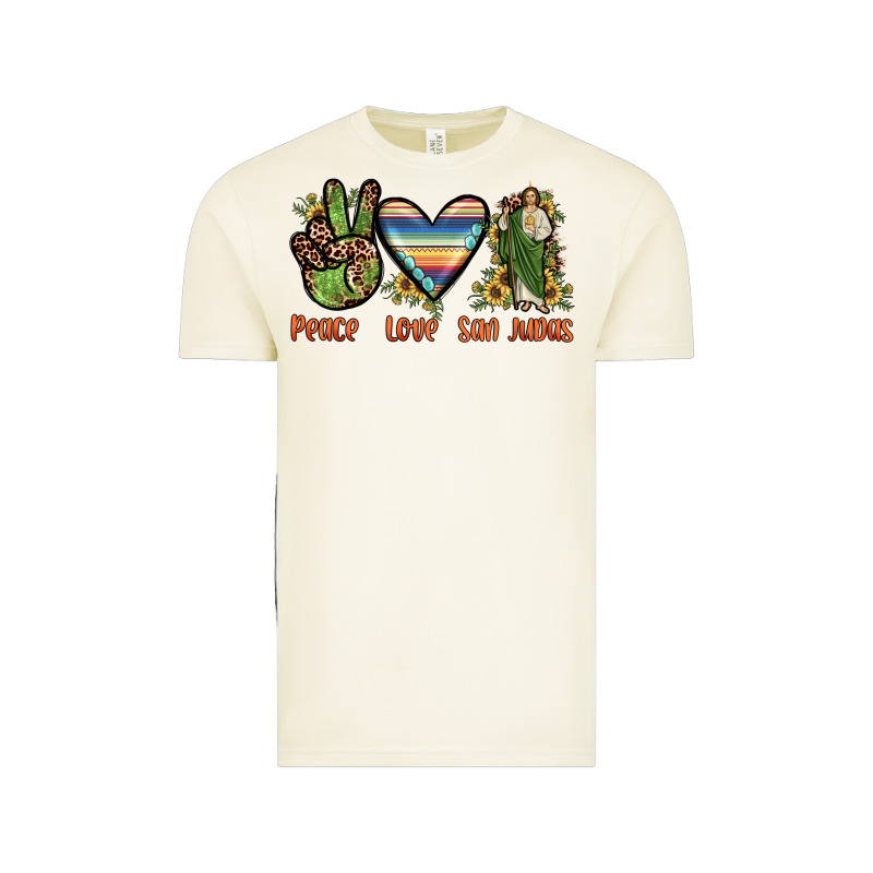 Peace Love San Judas Vintage Tee by JahusDesignShop | Teevron