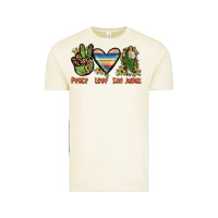 Vintage Arctic peace love san judas Vintage Tee - JahusDesignShop