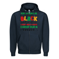 Navy black  lifetime Zipper Hoodie - MaliasSmallBusiness