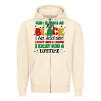 Sandshell black  lifetime Zipper Hoodie - MaliasSmallBusiness