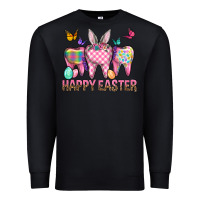 Black Happy Easter Dental And Egg Premium Sweatshirt - BundleAndBundleShop