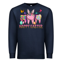 Navy Happy Easter Dental And Egg Premium Sweatshirt - BundleAndBundleShop