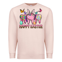 Pale Pink Happy Easter Dental And Egg Premium Sweatshirt - BundleAndBundleShop