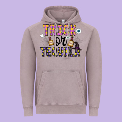 Tequila Vintage Hoodie Designed By Cowhidedigitalart
