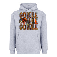 Heather Grey western gobble with turkey bbs Heavyweight Hoodie - BundleAndBundleShop
