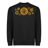 Black sunflower lady of guadalupe Heavyweight Sweatshirt - JahusDesignShop