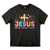 Asphalt jesus the way the truth the life Heavy Core Tee - MaliasSmallBusiness