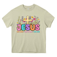 Mossy jesus the way the truth the life Heavy Core Tee - MaliasSmallBusiness