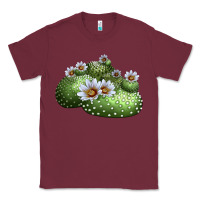 Burgundy Blossfeldia Cactus Classic Tee - LillyAllenDesigns