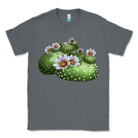 Charcoal Heather Blossfeldia Cactus Classic Tee - LillyAllenDesigns