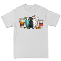 Dove Grey labrador retriever dog coffee cups Premium Tee - texasbilliewilder