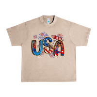 French Oak usa 4th of july Urban Heavy Tee - Artiststas
