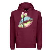 Burgundy Eared Paster Color Easter Lips Premium Hoodie - Bettercallsaul