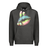 Charcoal Heather Eared Paster Color Easter Lips Premium Hoodie - Bettercallsaul