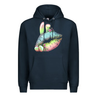 Navy Eared Paster Color Easter Lips Premium Hoodie - Bettercallsaul