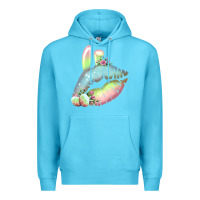 Ocean Blue Eared Paster Color Easter Lips Premium Hoodie - Bettercallsaul