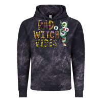 Cloud Black bad witch vibes Vintage Hoodie - CowhideDigitalArt