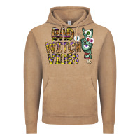 Vintage Coffee bad witch vibes Vintage Hoodie - CowhideDigitalArt