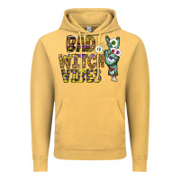 Vintage Mustard bad witch vibes Vintage Hoodie - CowhideDigitalArt
