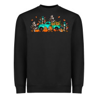 Black fall cactus pumpkin truck Heavyweight Sweatshirt - JahusDesignShop