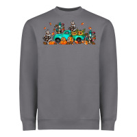 Storm fall cactus pumpkin truck Heavyweight Sweatshirt - JahusDesignShop