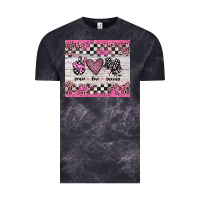 Cloud Black peace love racing Vintage Tee - JahusDesignShop