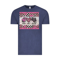 Vintage Denim peace love racing Vintage Tee - JahusDesignShop