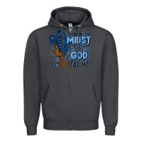 Smoke even in the midst of may storm afro woman Zipper Hoodie - MaliasSmallBusiness