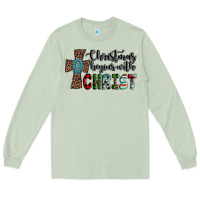 Matcha christmas begins with christ Long Sleeve Tee - AdoDesignShop