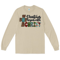 Mushroom christmas begins with christ Long Sleeve Tee - AdoDesignShop