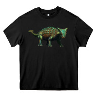 Black ankylosaurus Heavy Core Tee - Artiststas
