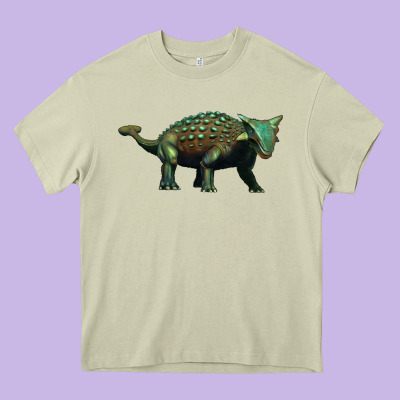 Ankylosaurus Heavy Core Tee Designed By Artiststas