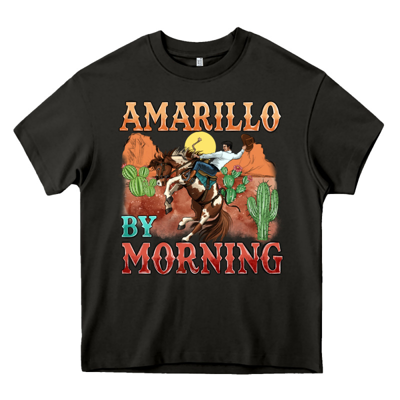 Amarillo By Morning Heavy Core Tee by MaliasSmallBusiness | Teevron