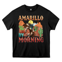 Black amarillo by morning Heavy Core Tee - MaliasSmallBusiness