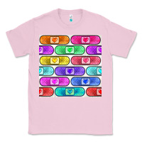 Bubblegum Pink plaster seamless pattern Classic Tee - BundleAndBundleShop