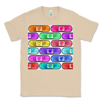 Mushroom plaster seamless pattern Classic Tee - BundleAndBundleShop