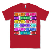 Red plaster seamless pattern Classic Tee - BundleAndBundleShop