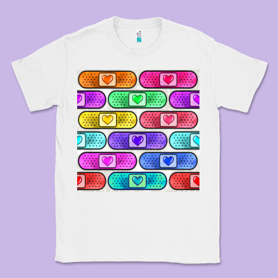 Plaster Seamless Pattern Classic Tee Designed By Bundleandbundleshop