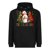 Black tis' the season baseball christmas cakes bbs Heavyweight Hoodie - BundleAndBundleShop